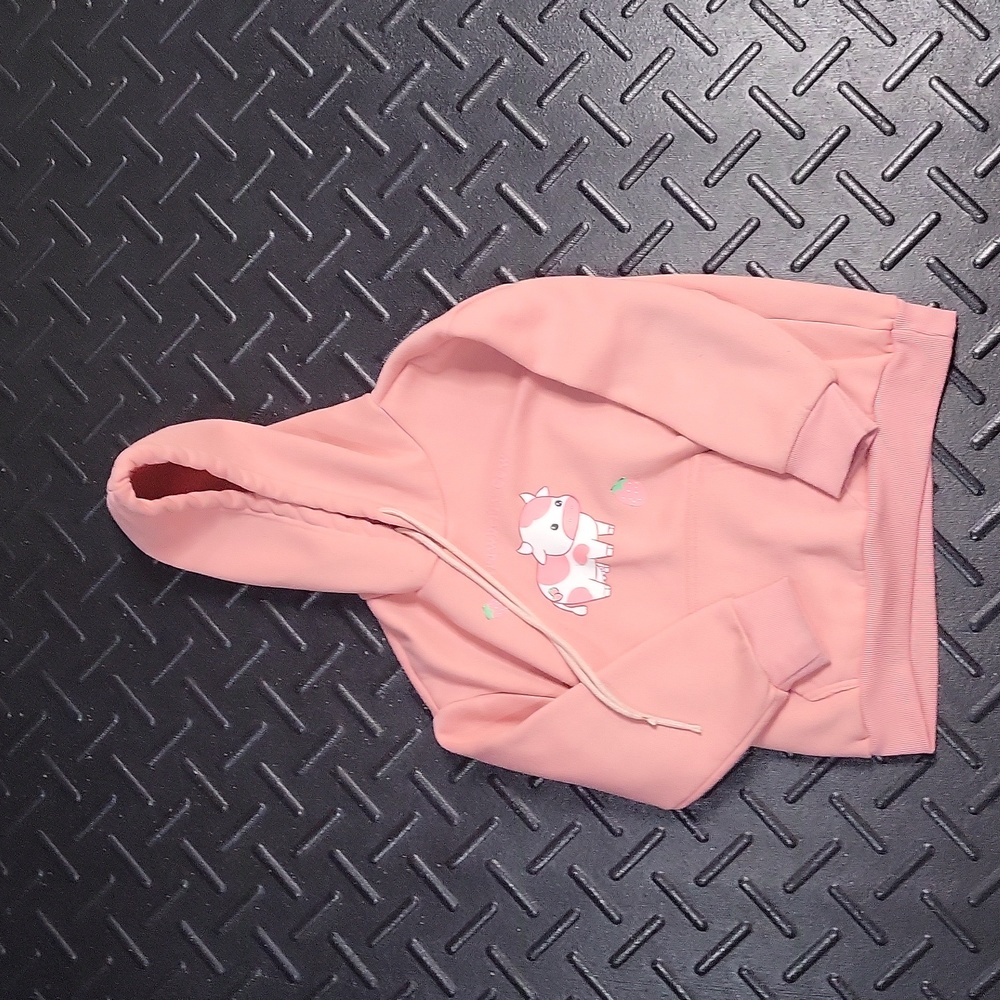 Strawberry Cow Kawaii Hoodie